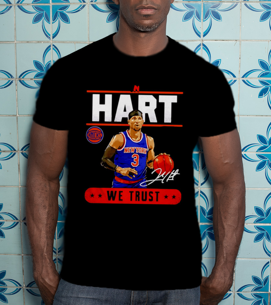 New York Knicks Josh Hart In Hart We Trust Basketball Player T-Shirt