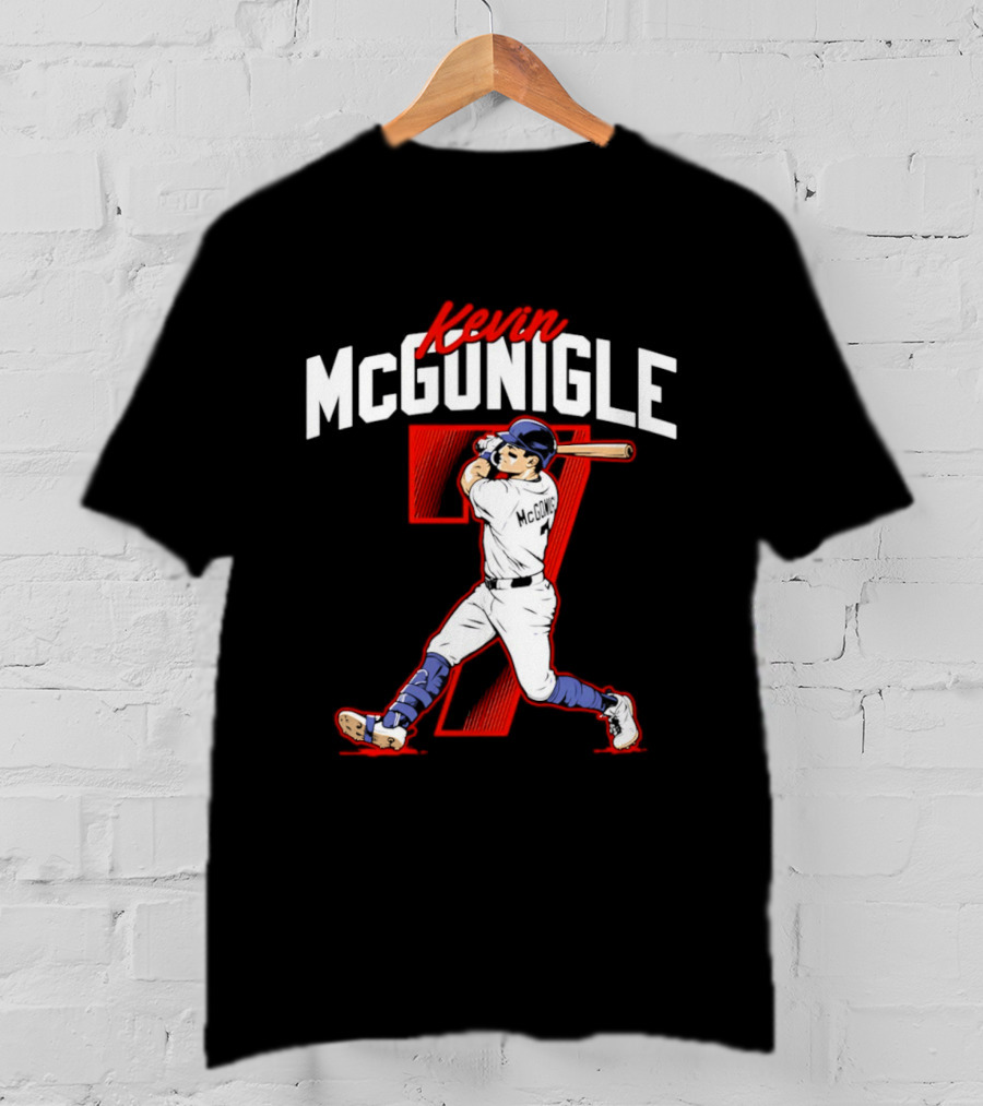 Kevin McGonigle Detroit Tigers Baseball Player Number 7 T-Shirt