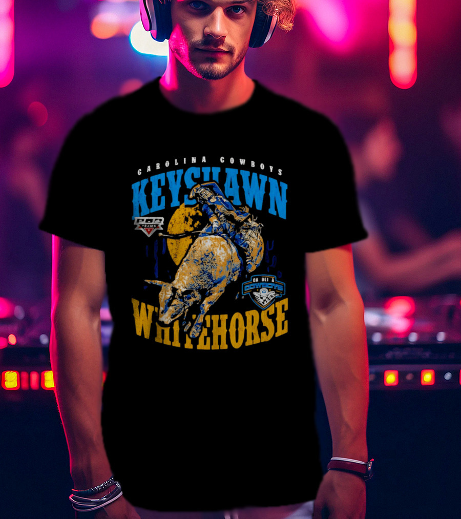 Carolina Cowboys Keyshawn Whitehorse PBR Bull Riding T-Shirt