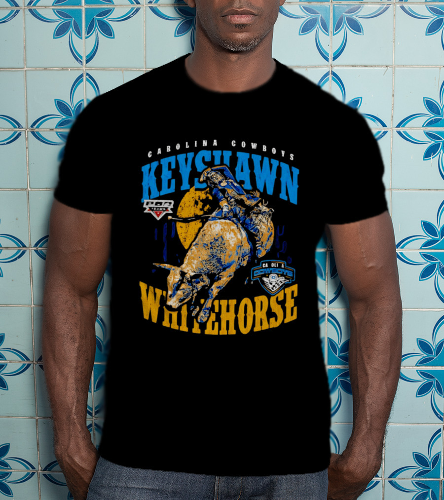 Carolina Cowboys Keyshawn Whitehorse PBR Bull Riding T-Shirt