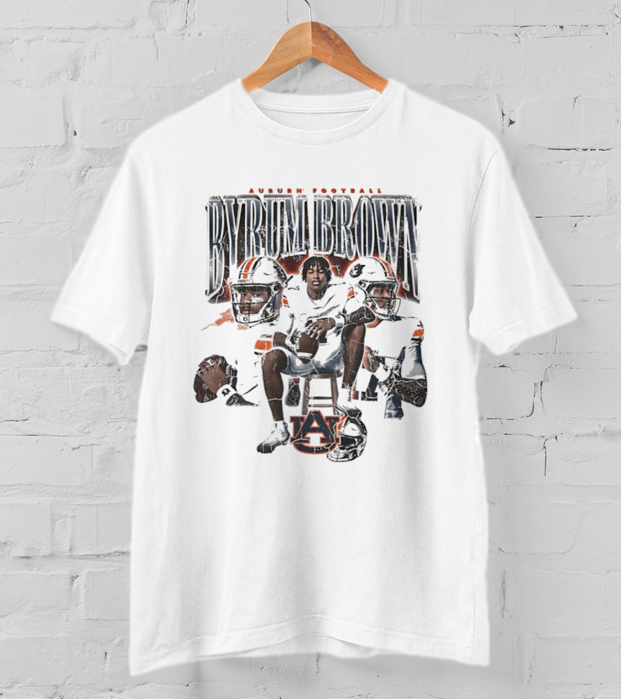 Auburn Football Byrum Brown Auburn Tigers Sports T-Shirt