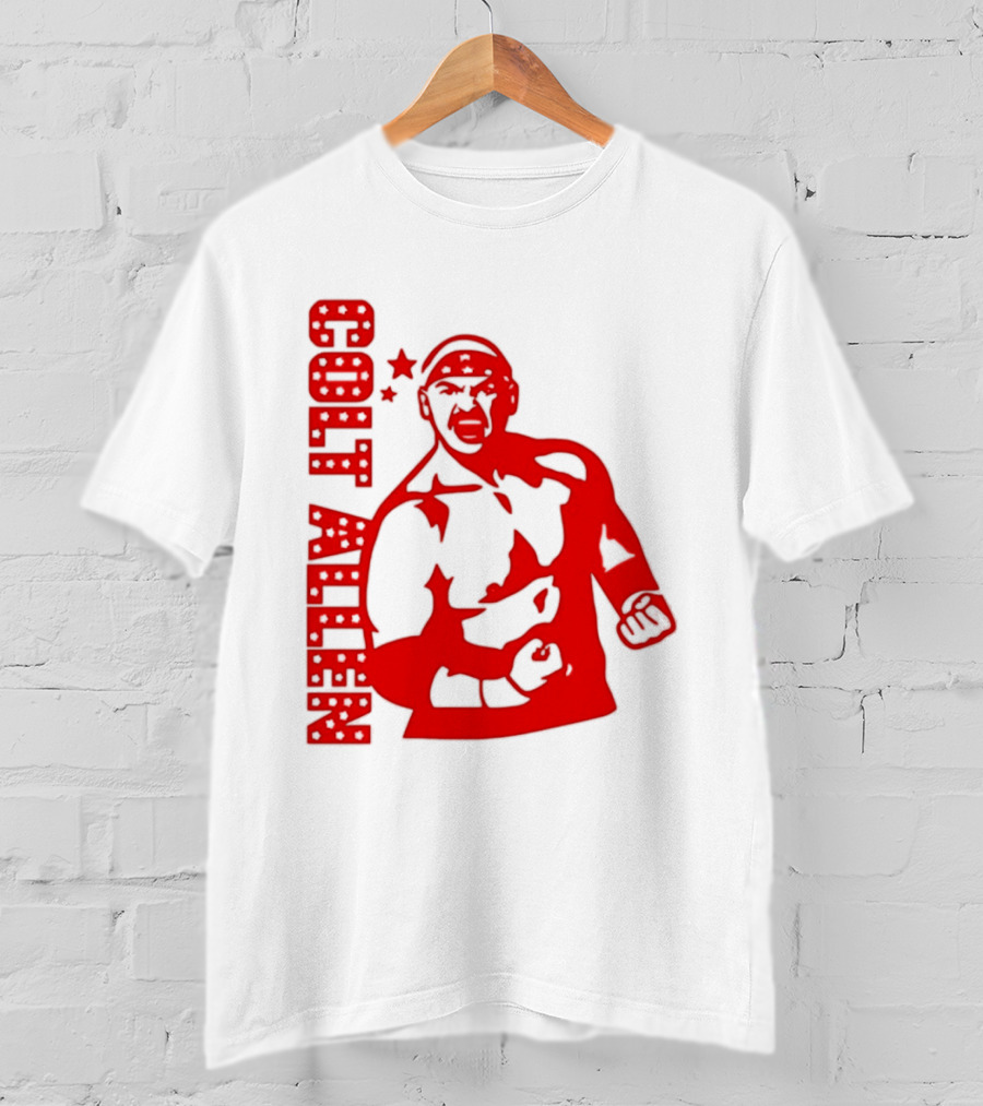 Bald Eagle Colt Allen Red Bold Star Striker T-Shirt