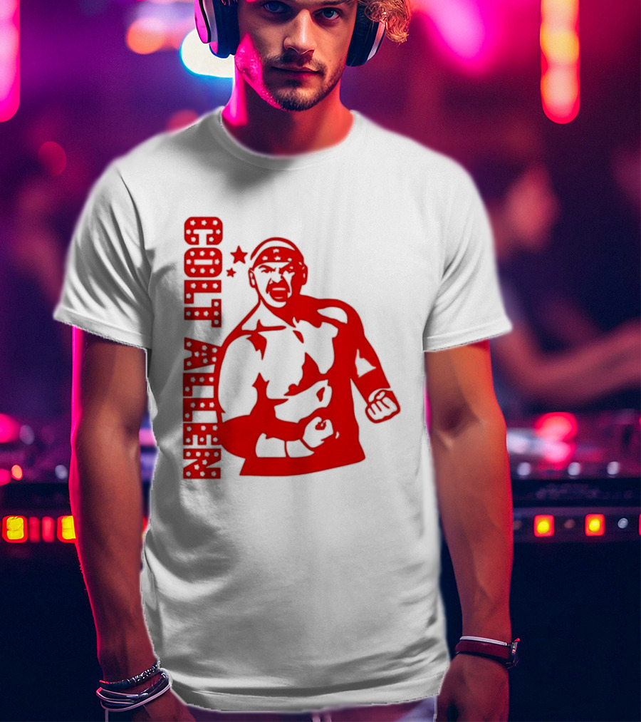 Bald Eagle Colt Allen Red Bold Star Striker T-Shirt