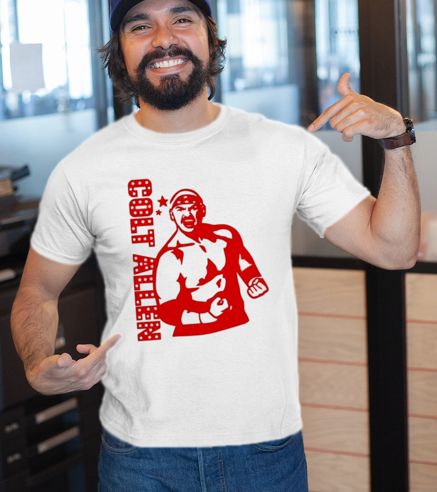 Bald Eagle Colt Allen Red Bold Star Striker T-Shirt