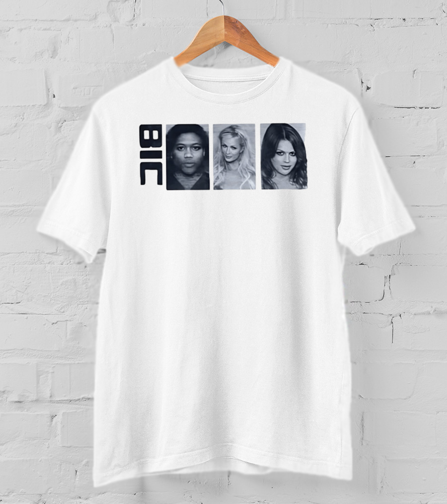Bic Nicki Minaj Paris Hilton Britney Spears Trio Shots T-Shirt