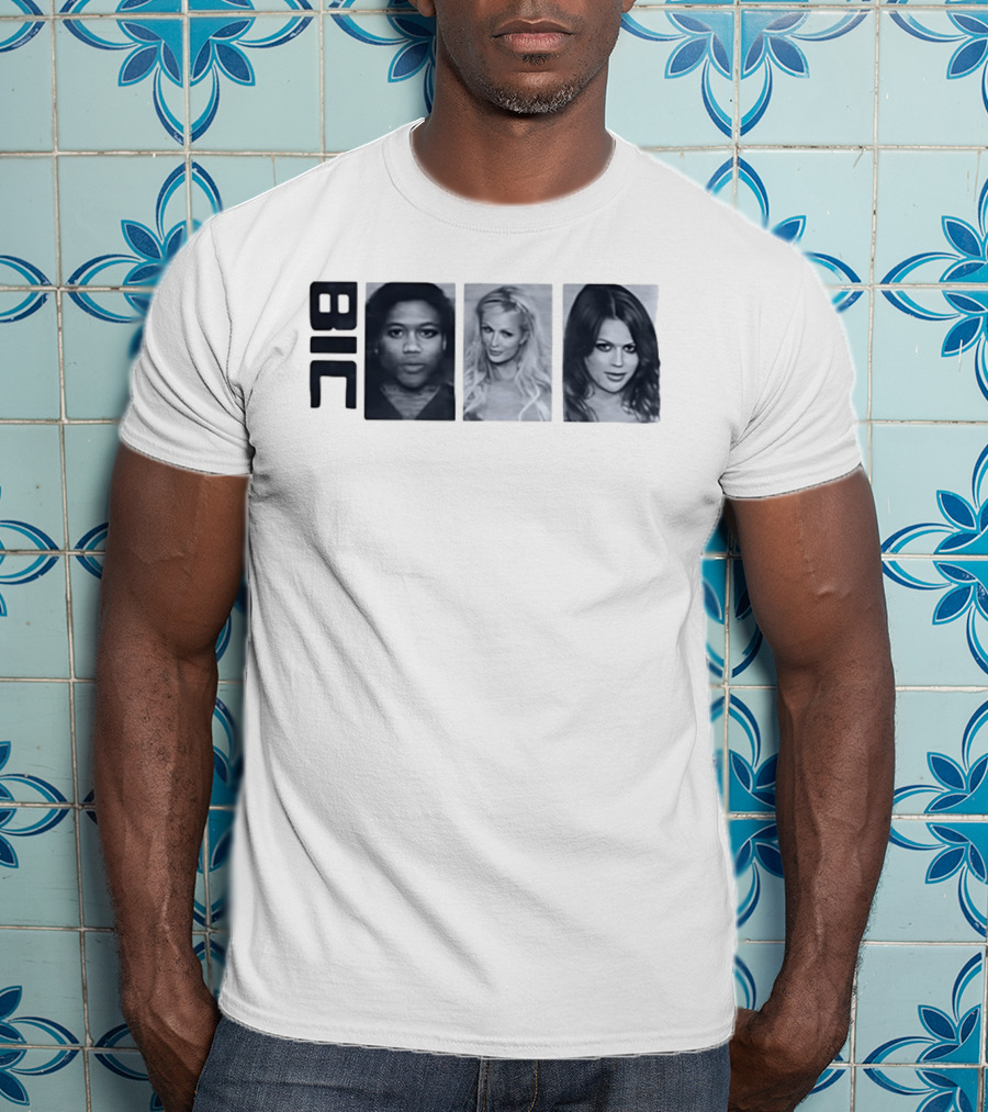 Bic Nicki Minaj Paris Hilton Britney Spears Trio Shots T-Shirt