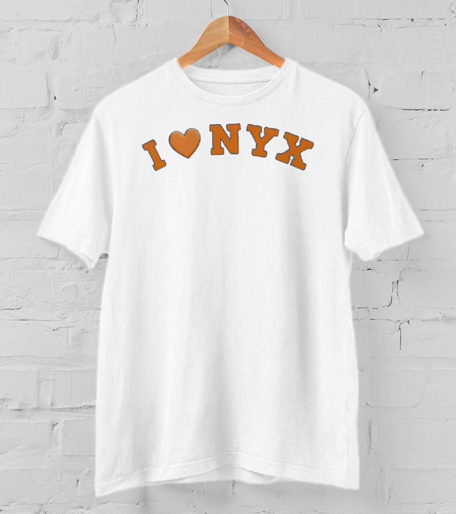 I Love NYX New York Knicks Fan Favorite Sports Team Support T-Shirt