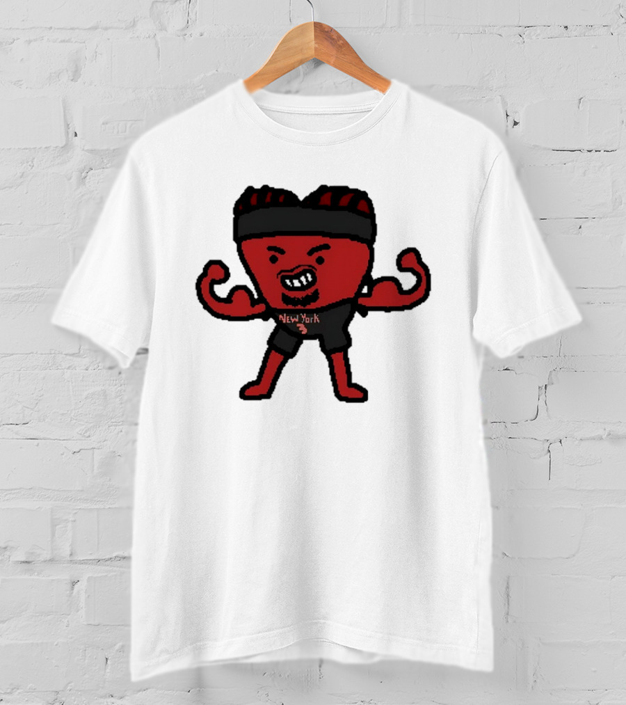 Josh Hart New York Knicks Heart NBA Paint T-Shirt