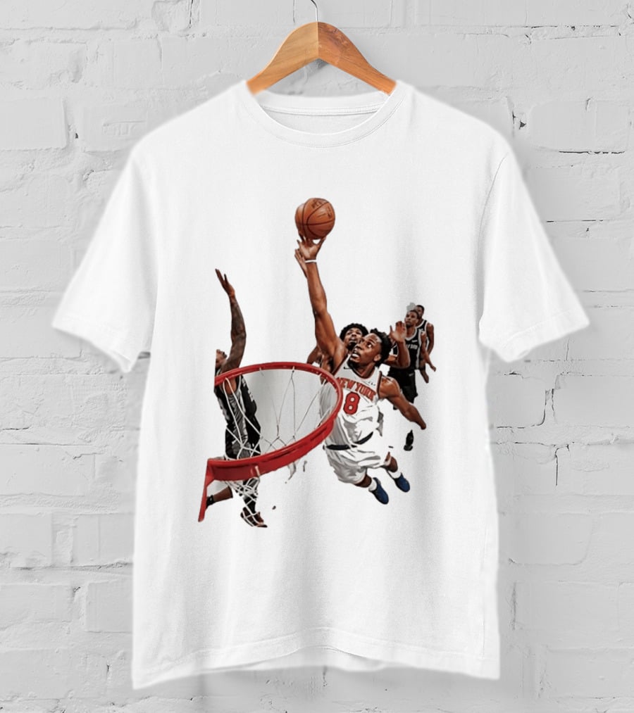 Obi Toppin New York Knicks NBA Layup Action T-Shirt