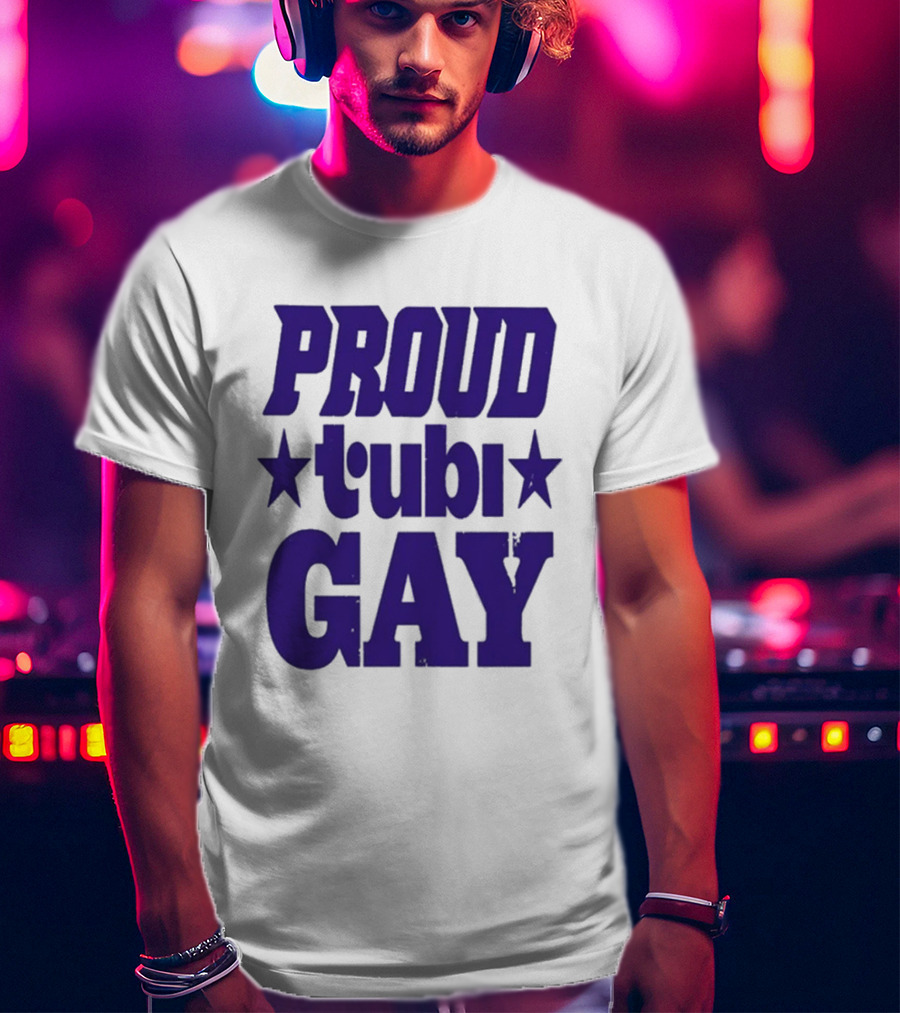 Proud Tubi Gay Stars LGBTQ+ Celebration T-Shirt