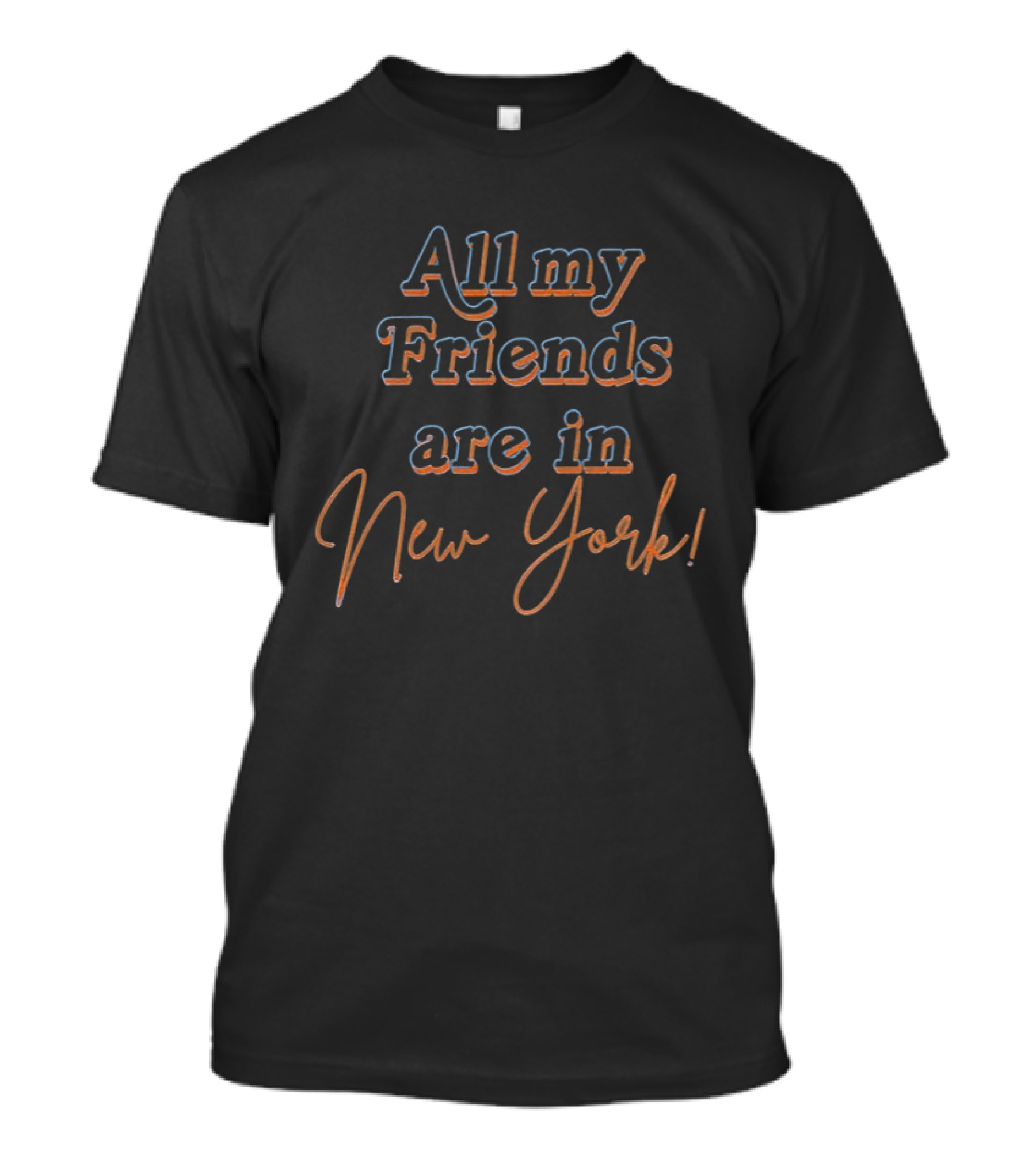New York Knicks All My Friends Are In New York NBA 2026 T-Shirt