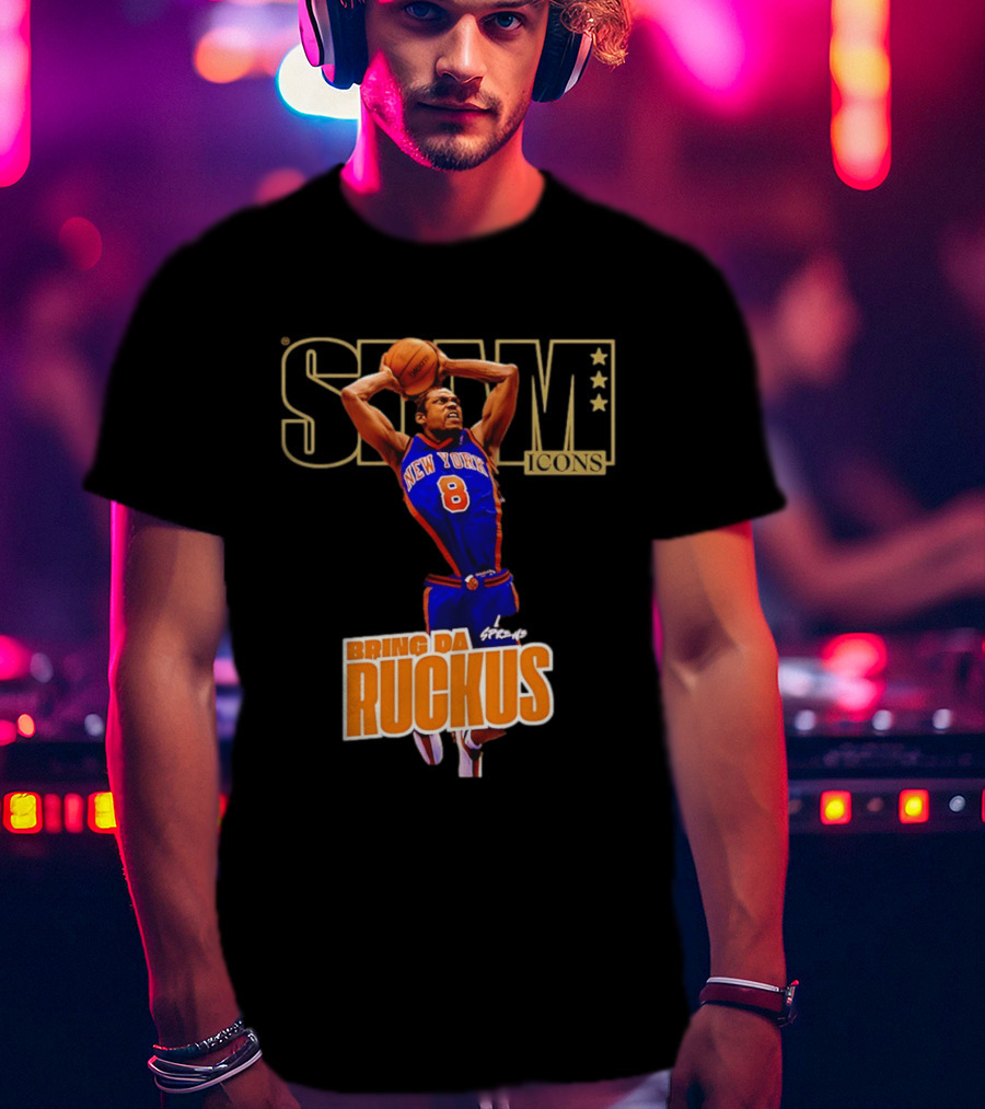 New York Knicks Sprewell SLAM Icons Bring Da Ruckus T-Shirt