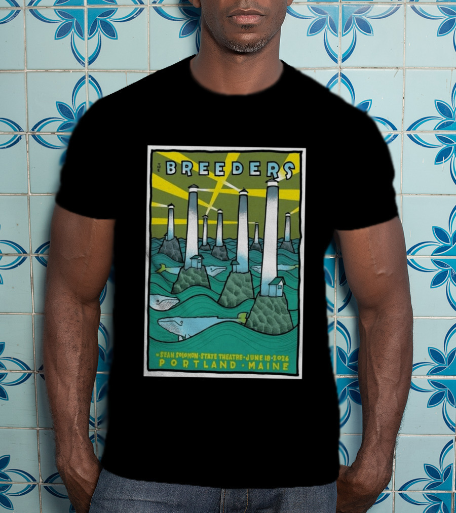 Breeders Sean Solomon State Theatre Portland Maine June 18 2026 T-Shirt