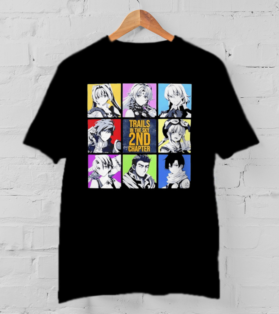 Trails In The Sky 2nd Chapter Main Cast Character Grid T-Shirt