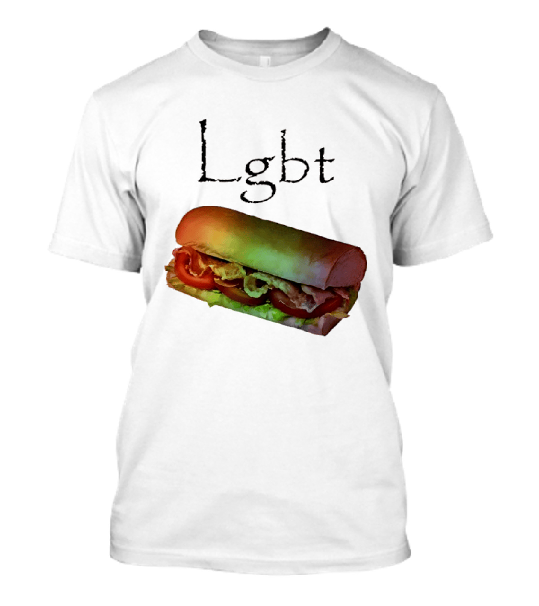 LGBT BLT Sandwich Rainbow Sub T-Shirt