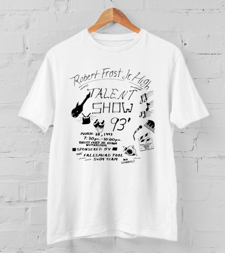 Robert Frost Jr. High Talent Show 1993 Music Performance T-Shirt