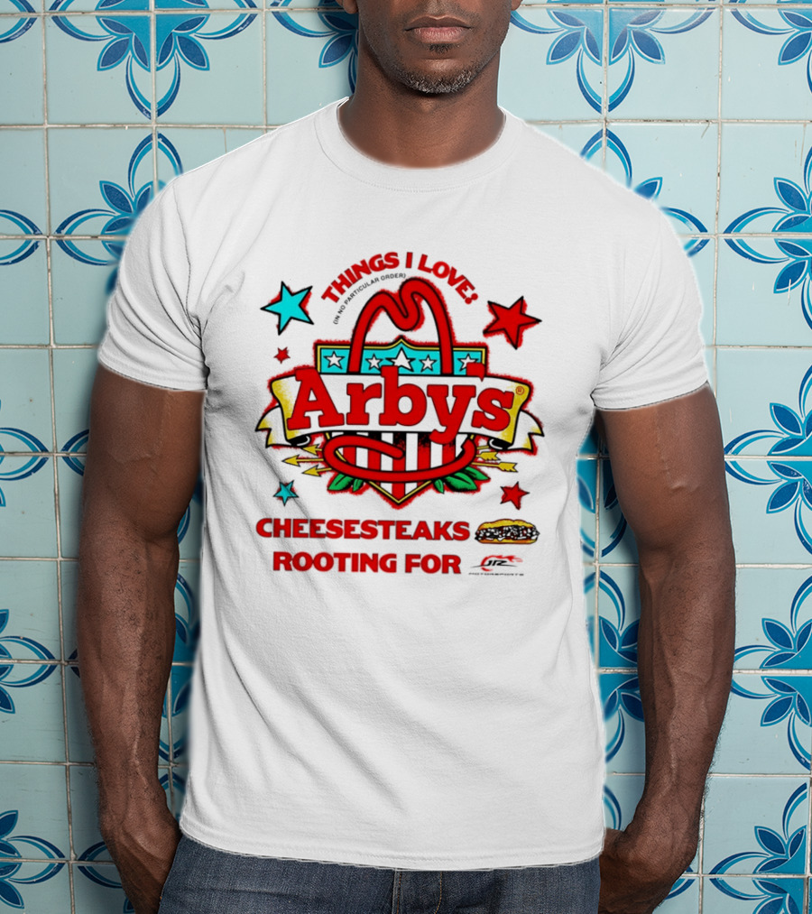 Sammy Smith Arby's Things I Love Cheesesteaks Jr Motorsports Racing Fan T-Shirt