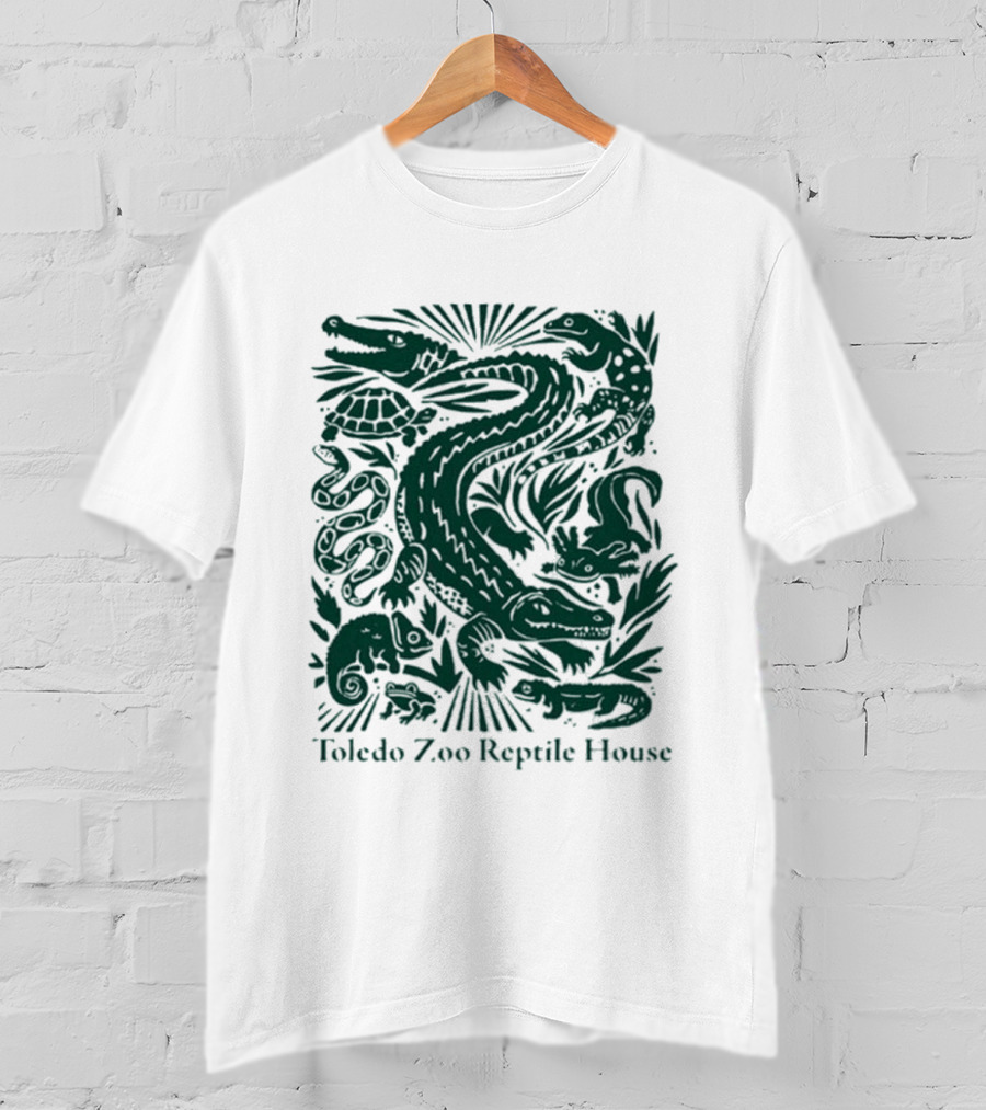 Toledo Zoo Reptile House Alligator Snake Turtle Lizard T-Shirt