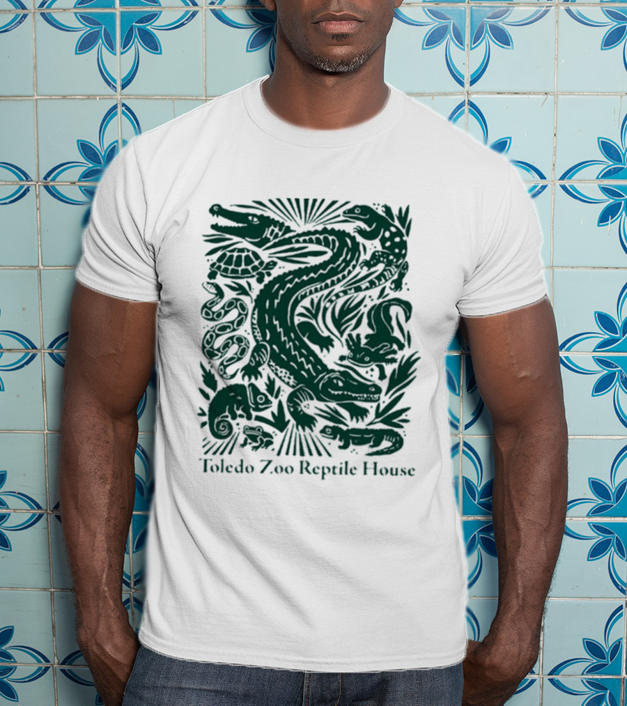 Toledo Zoo Reptile House Alligator Snake Turtle Lizard T-Shirt