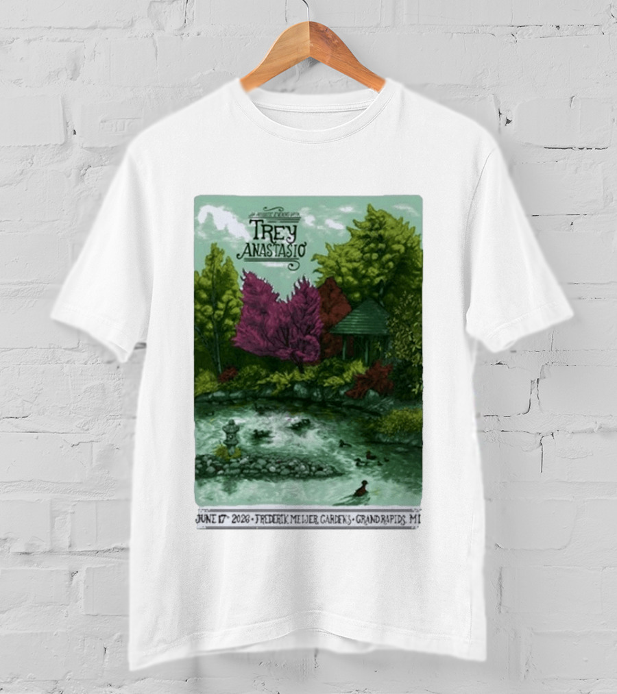 Trey Anastasio June 17 2026 Frederik Meijer Gardens Grand Rapids MI T-Shirt