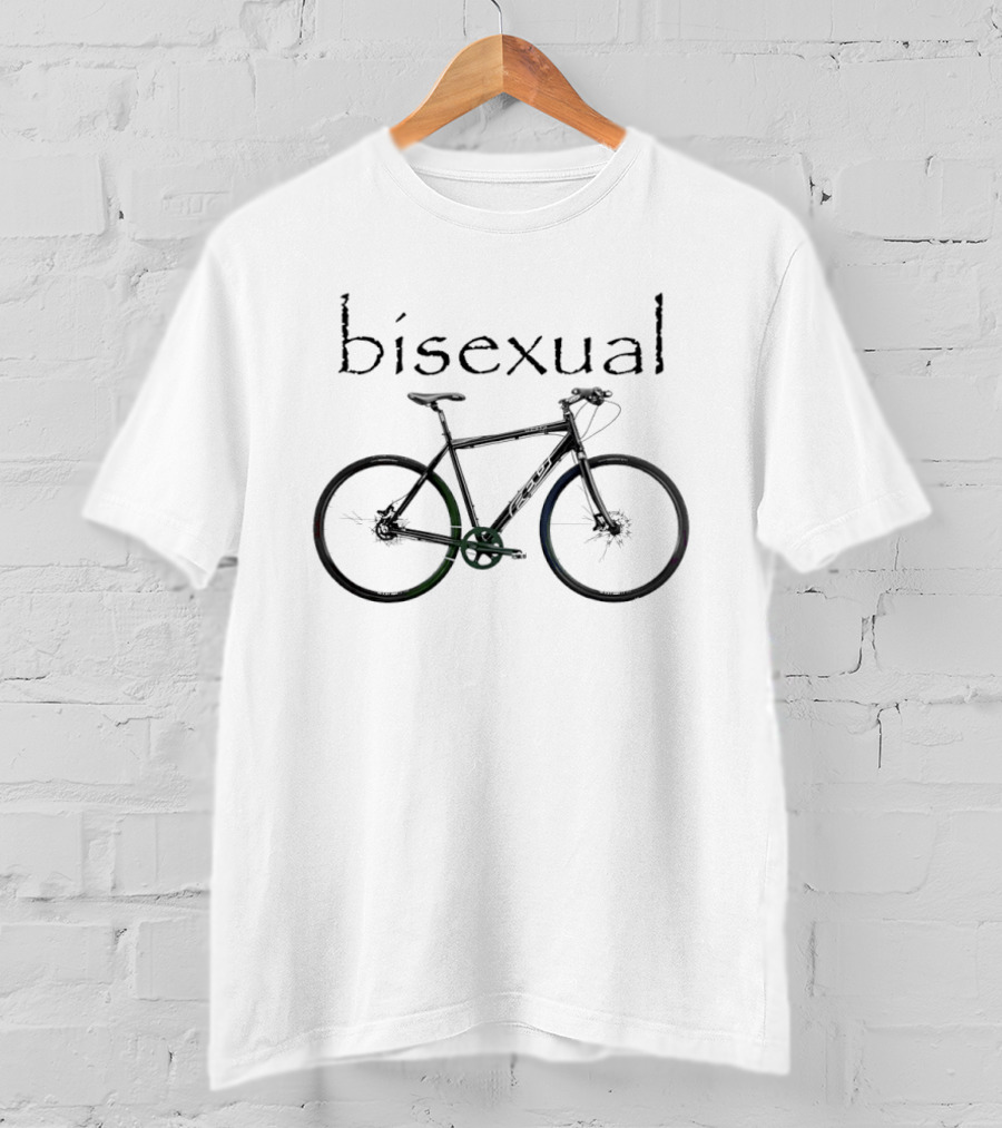 Bisexual Bicycle Pride LGBTQ+ Visibility T-Shirt