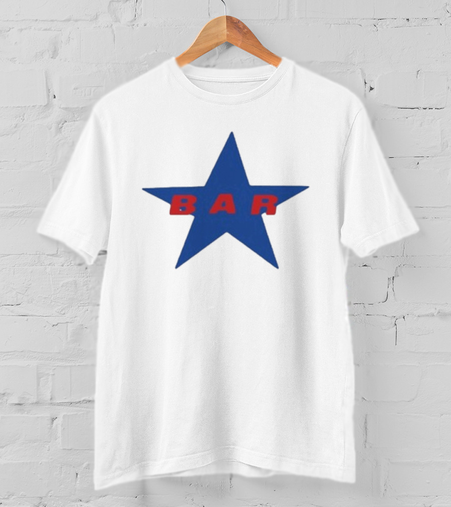 Carter Faith Bar Star Blue Red Star T-Shirt