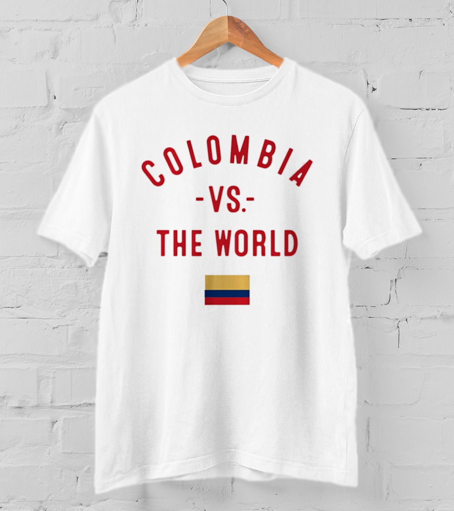 Colombia Vs The World Flag Colombian Pride T-Shirt
