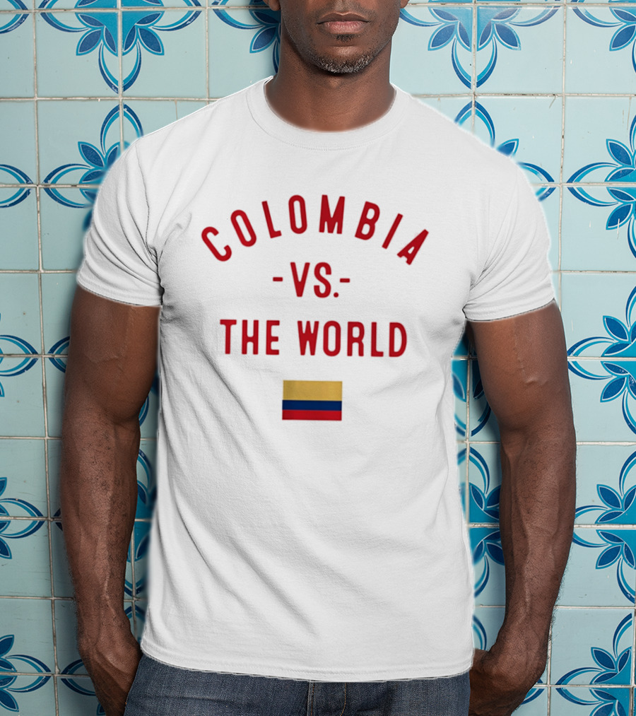 Colombia Vs The World Flag Colombian Pride T-Shirt