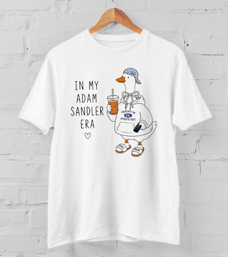 In My Adam Sandler Era Duck With And Drink T-Shirt