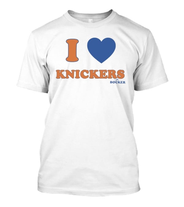 I Love Knicks Knickerbockers New York Basketball T-Shirt