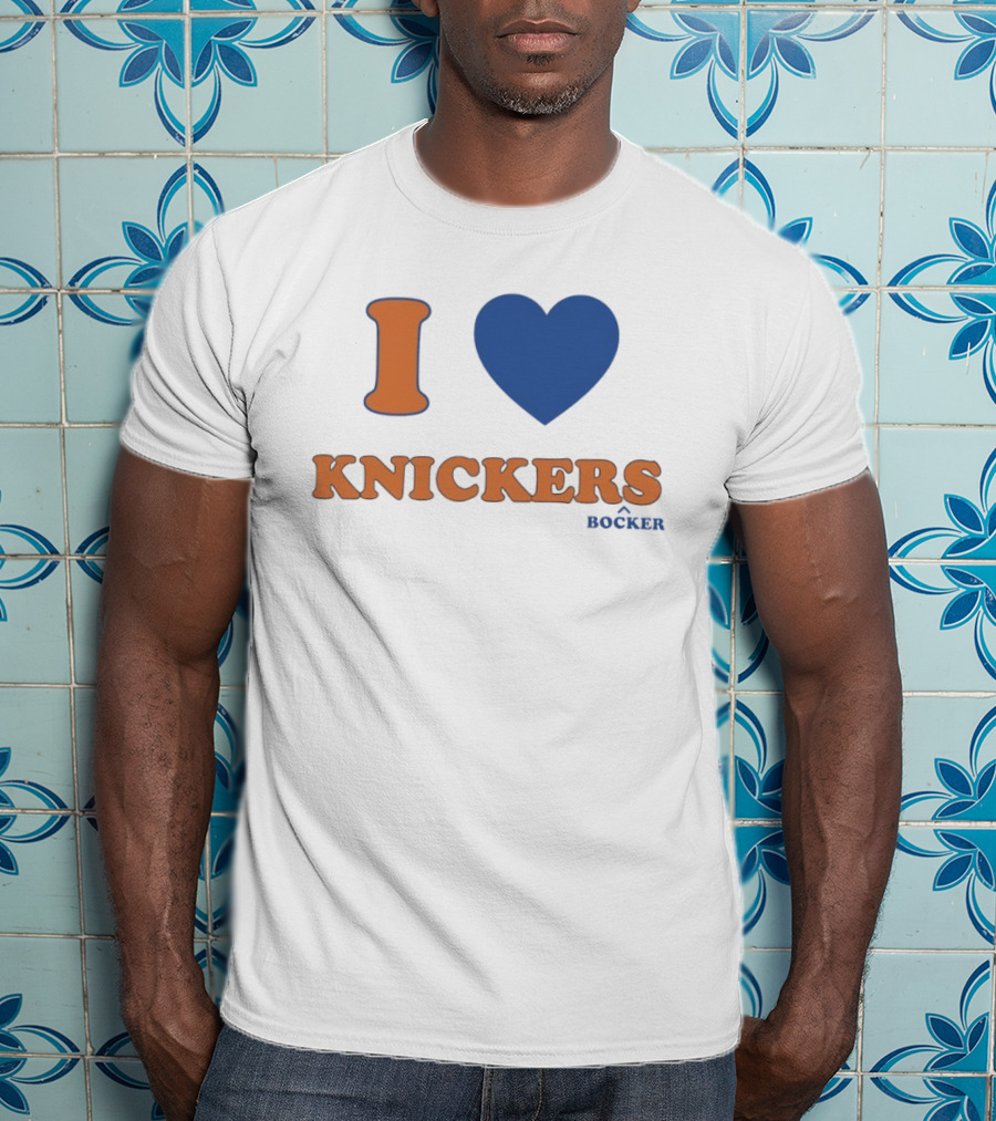 I Love Knicks Knickerbockers New York Basketball T-Shirt