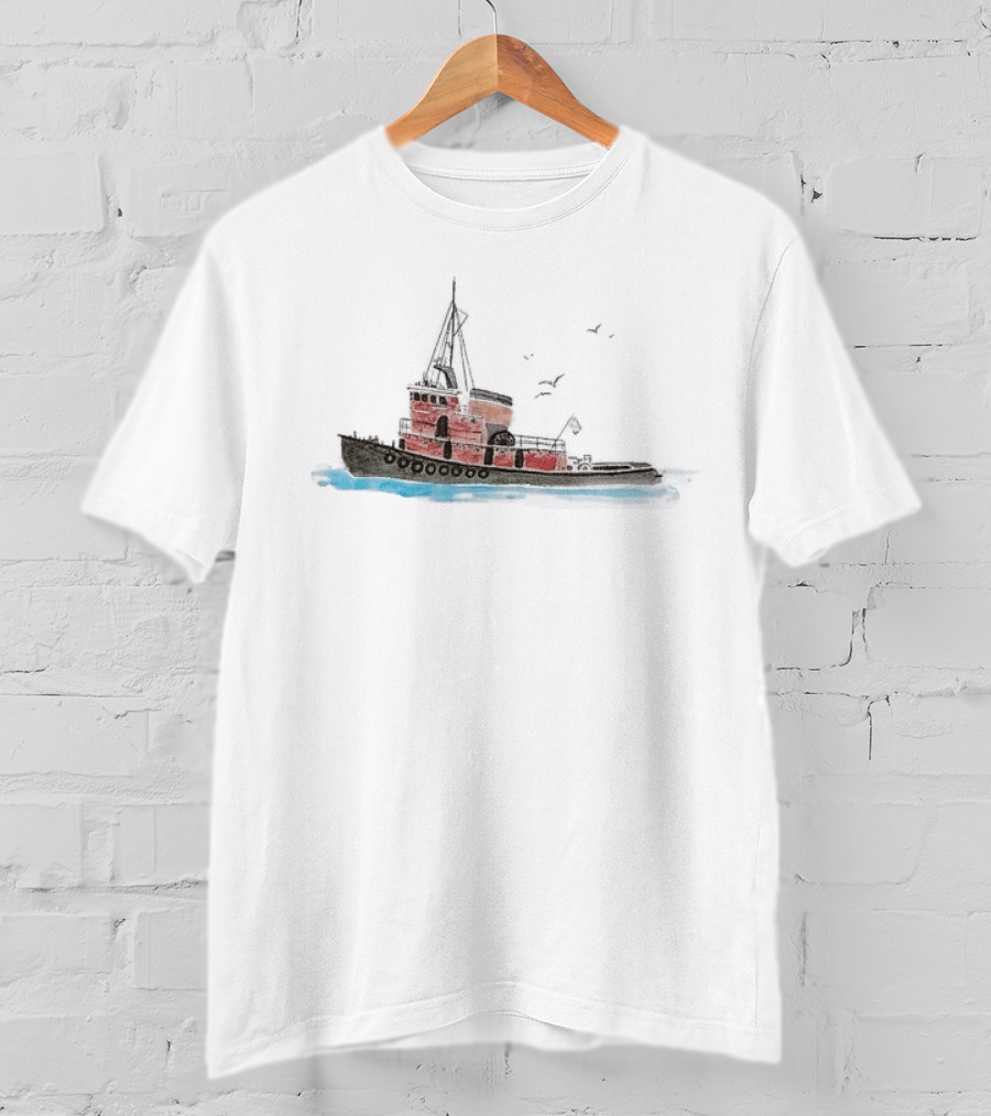 J.Crew Factory Boys' Tugboat Nautical Adventure T-Shirt