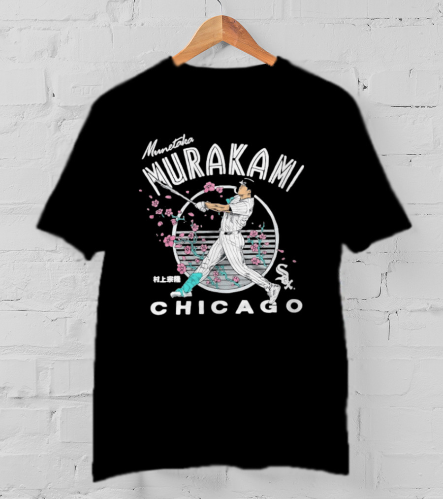 Munetaka Murakami Chicago White Sox Slugger Swing Blossom T-Shirt