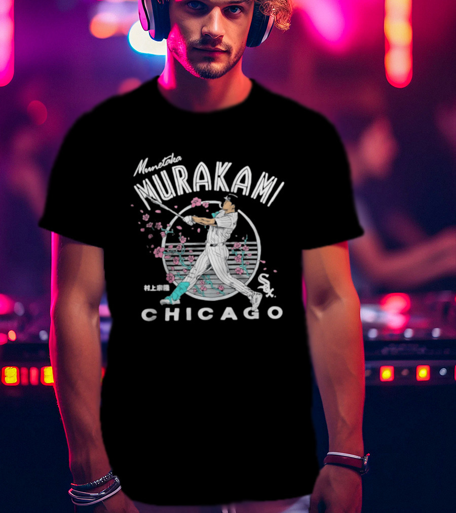 Munetaka Murakami Chicago White Sox Slugger Swing Blossom T-Shirt