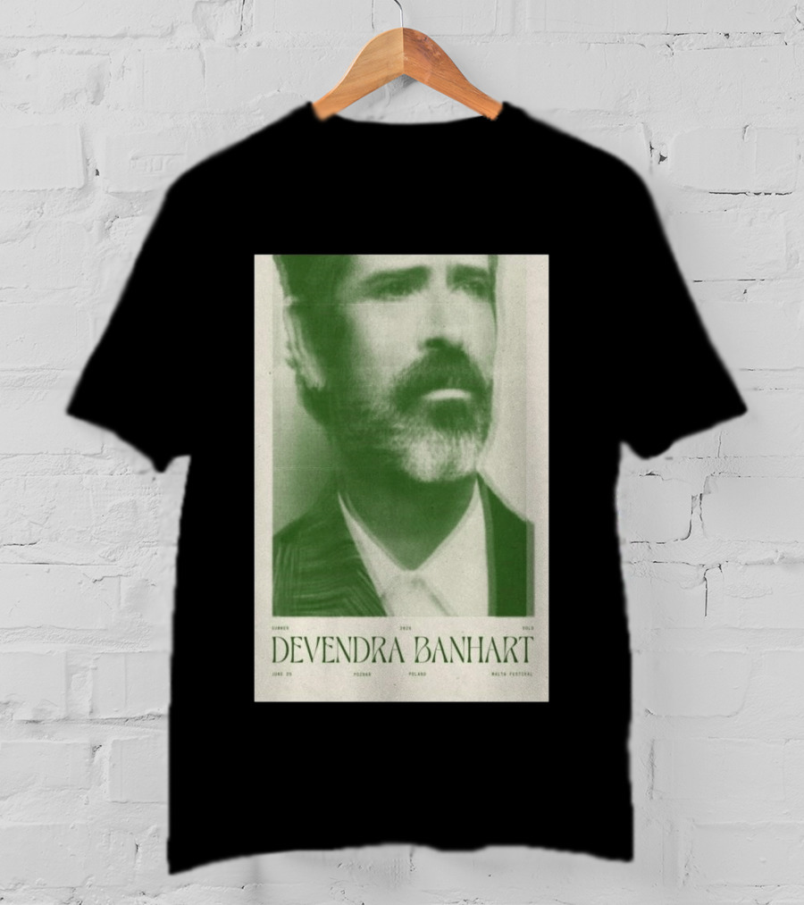 Summer 2026 Devendra Banhart Poznań Poland Malta Festival June 25 T-Shirt