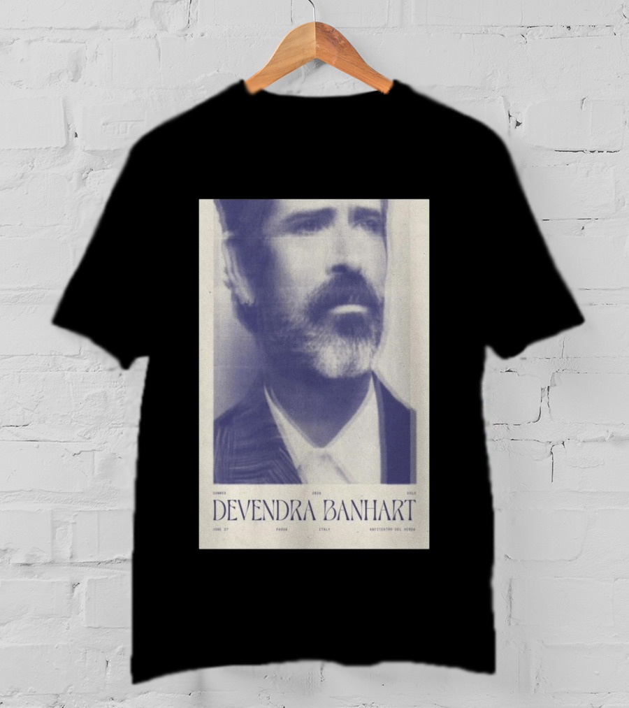 Devendra Banhart Anfiteatro Del Venda Padua Italy June 27 2026 T-Shirt