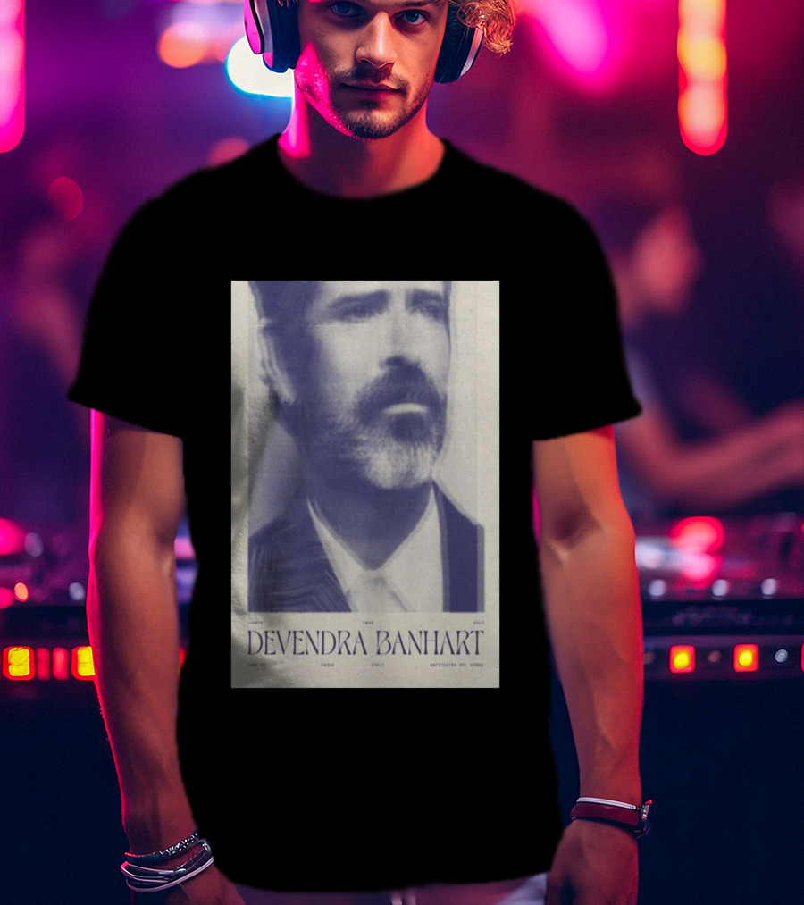 Devendra Banhart Anfiteatro Del Venda Padua Italy June 27 2026 T-Shirt