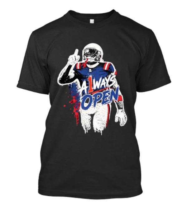 A1ways Open New England Patriots Football Player T-Shirt