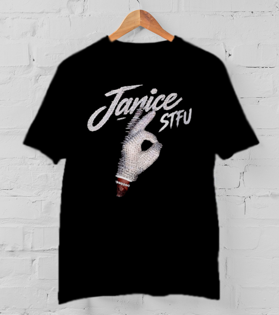Janice STFU Iceman Drake Hand Gesture T-Shirt