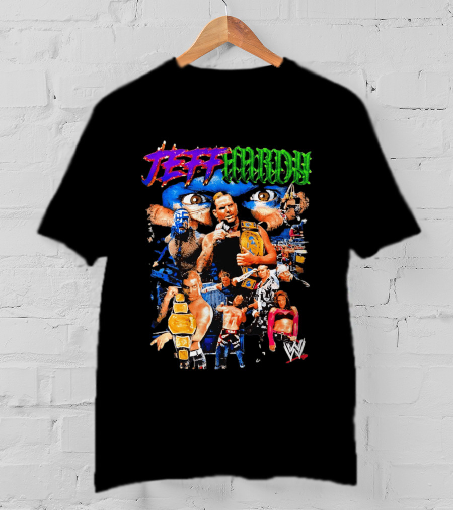 Jeff Hardy WWE Champion Legends Collage T-Shirt