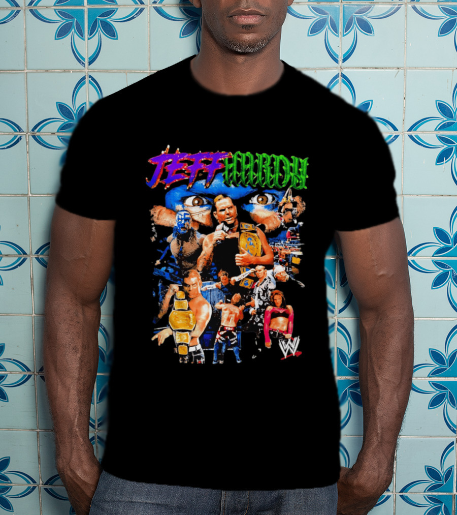 Jeff Hardy WWE Champion Legends Collage T-Shirt