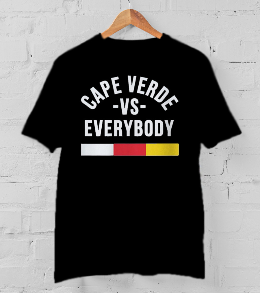 Cape Verde Vs Everybody African Nations Flag T-Shirt