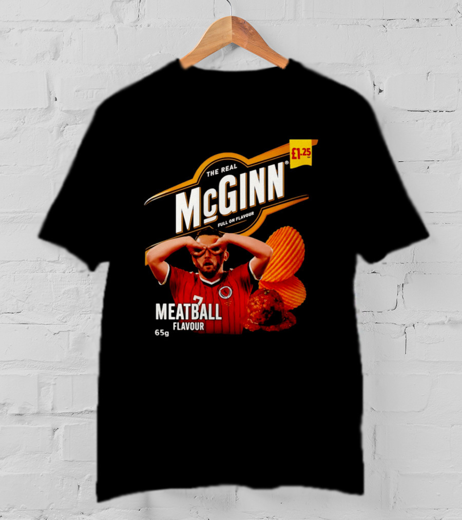 The Real McGinn Full On Flavour Meatball 65g £1.25 T-Shirt