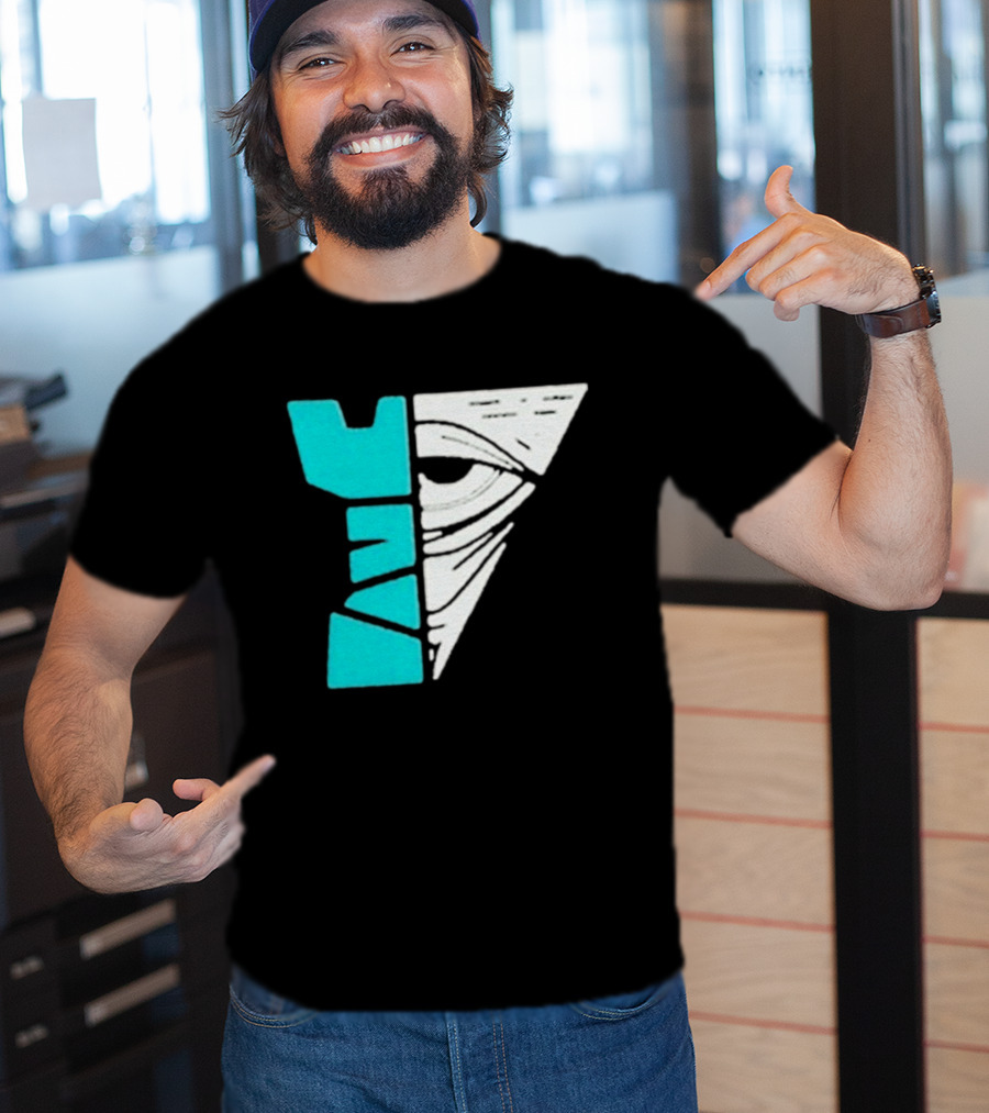 Kastle Group Whitephos X Kastle Face Off Bold Geometric Abstract T-Shirt