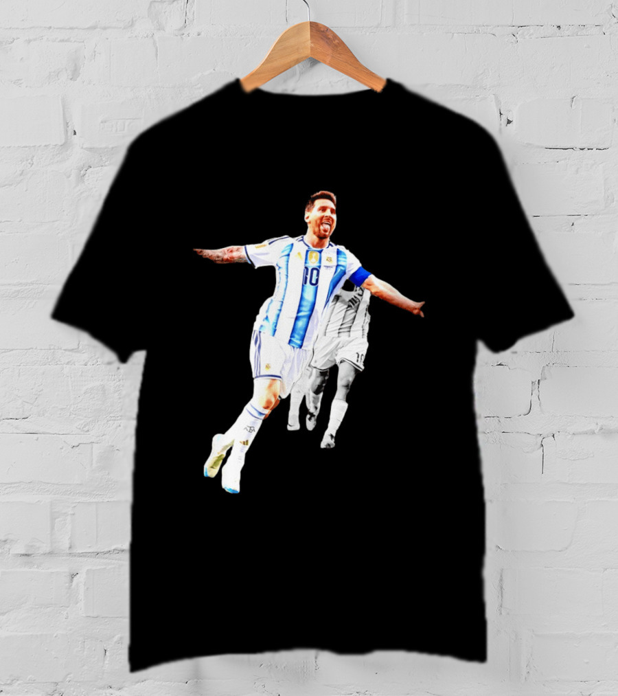 Lionel Messi Number 10 Argentina National Team Iconic Celebration T-Shirt