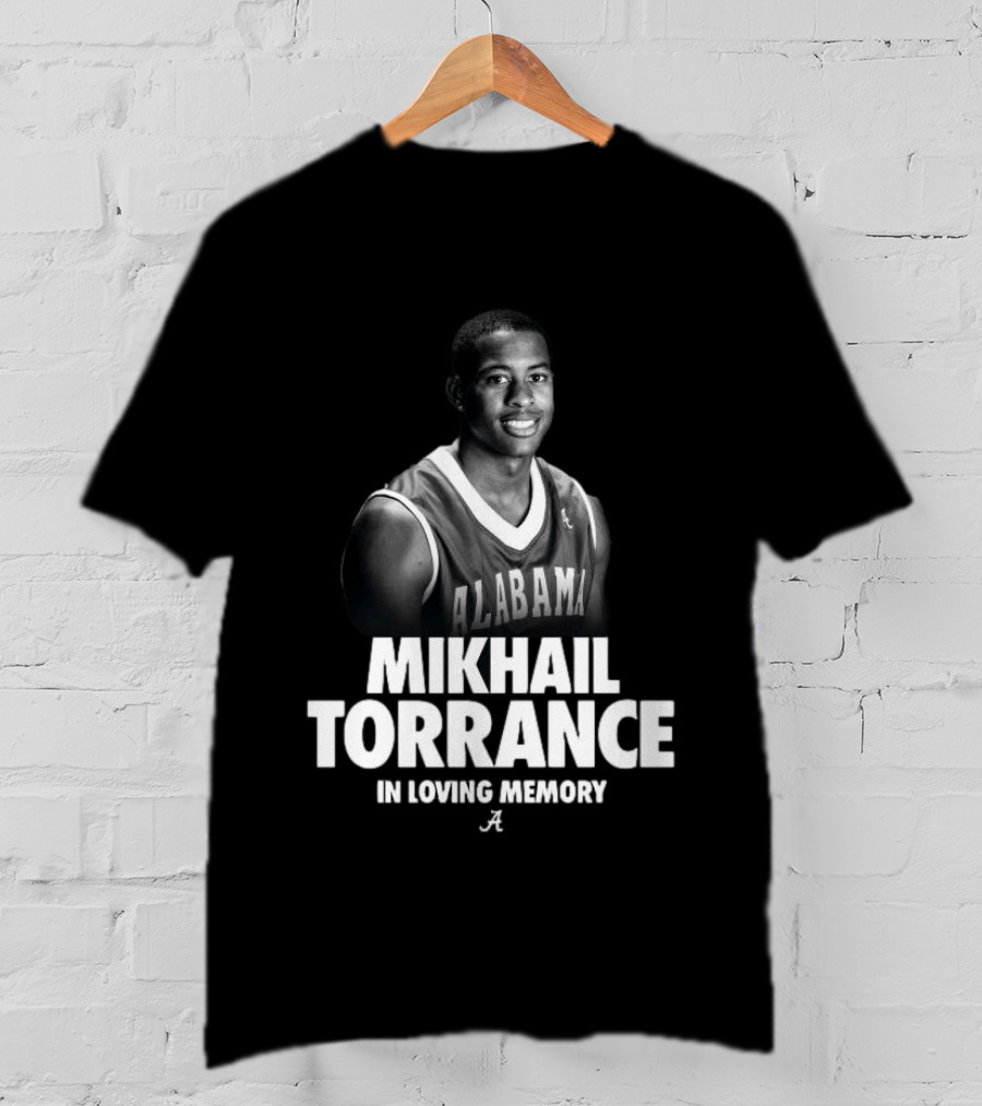 Mikhail Torrance Alabama Basketball In Loving Memory T-Shirt