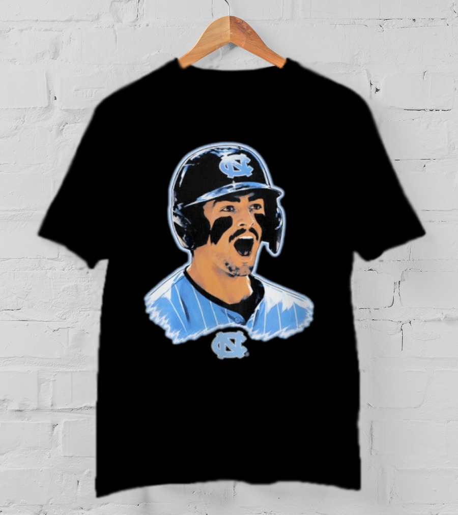 Gavin Gallaher University Of North Carolina Tar Heels Baseball Player T-Shirt