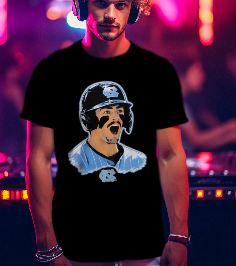 Gavin Gallaher University Of North Carolina Tar Heels Baseball Player T-Shirt
