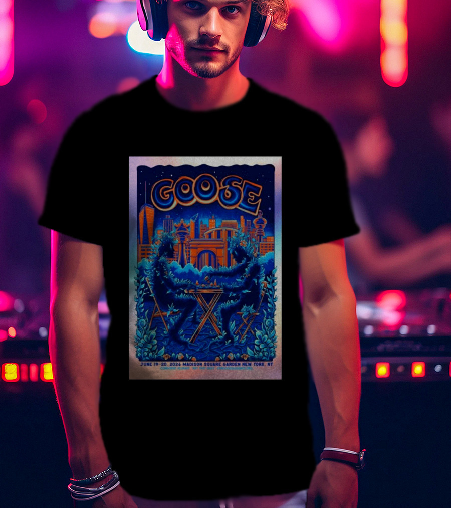 Goose Madison Square Garden New York June 19 20 2026 T-Shirt