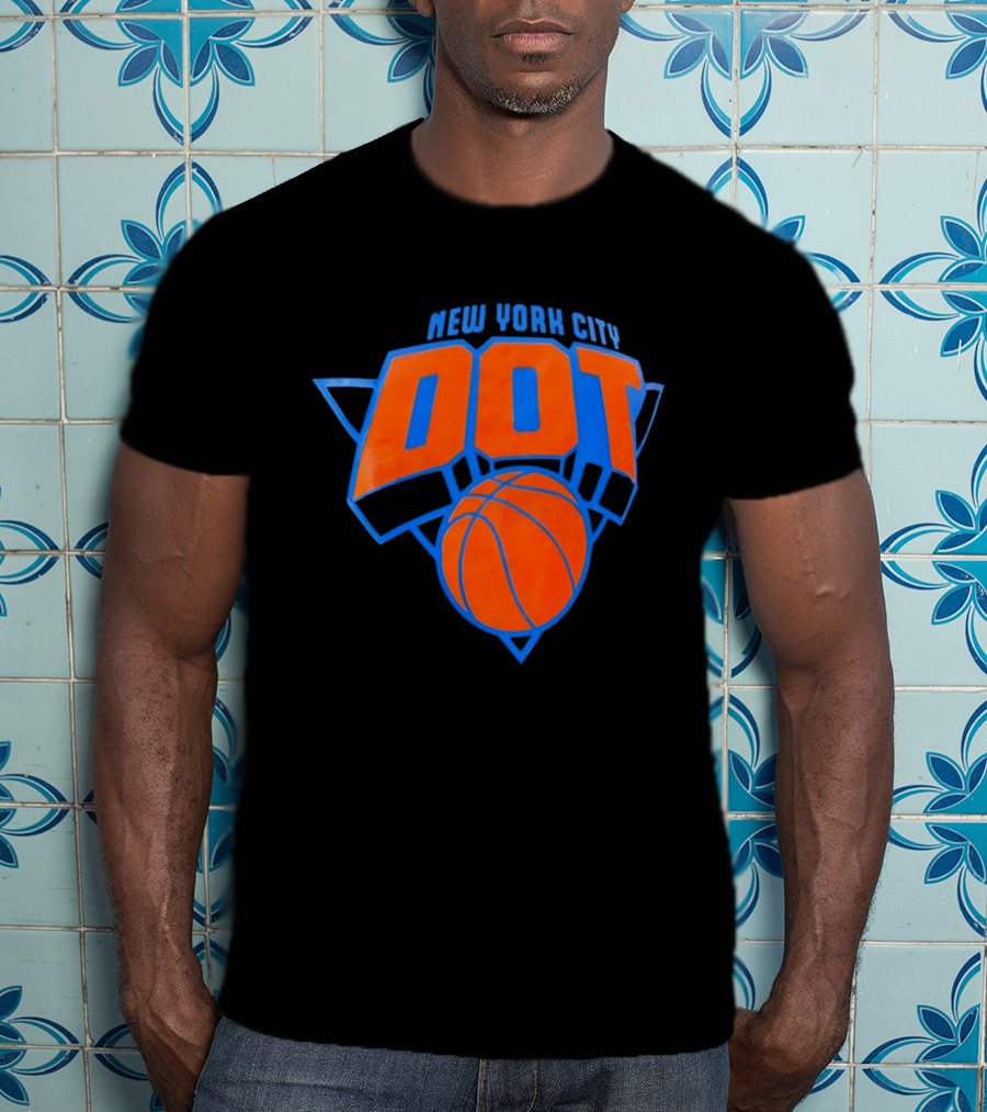 New York City DOT Knicks Basketball T-Shirt